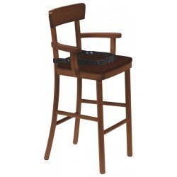 CADEIRA INFANTIL COM ESTOFADO CAFE AMENDOA TRAMONTINA