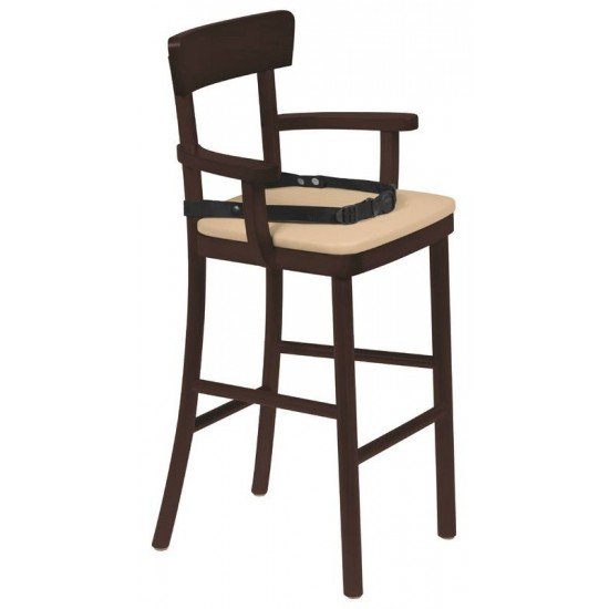 CADEIRA INFANTIL COM ESTOFADO BEGE TABACO TRAMONTINA