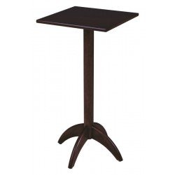 MESA DE MADEIRA ALTA QUADRADA EM TAUARI TABACO 50 CM TRAMONTINA