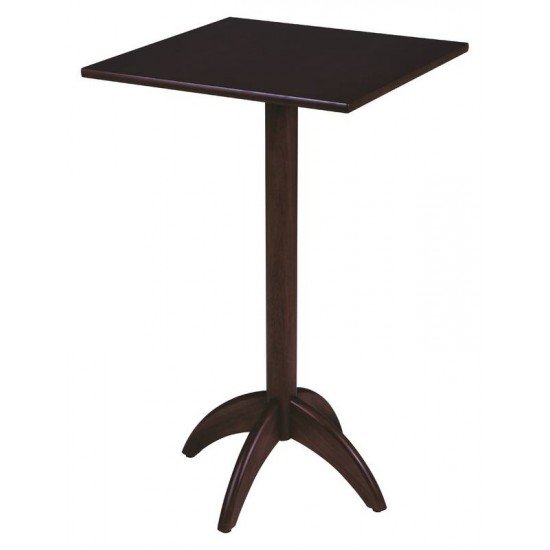 MESA DE MADEIRA ALTA QUADRADA EM TAUARI TABACO 60 CM TRAMONTINA