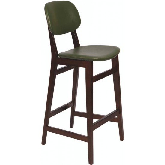 BANCO ALTO LONDON COM ESTOFADO VERDE TABACO TRAMONTINA