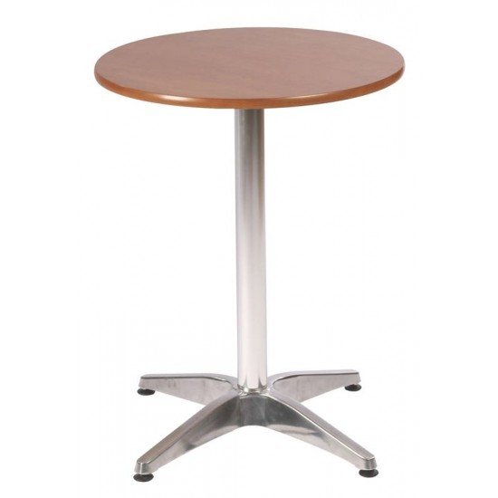 MESA REDONDA COM TAMPO DE MADEIRA TAUARI TRAMONTINA