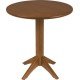 MESA DE MADEIRA LONDON REDONDA EM TAUARI AMENDOA 2 LUGARES 70 CM TRAMONTINA