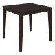 MESA DE MADEIRA LONDON QUADRADA EM TAUARI TABACO 4 LUGARES 70 CM TRAMONTINA