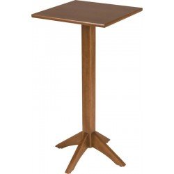 MESA DE MADEIRA LONDON BISTRÔ QUADRADA EM TAUARI AMENDOA 50 CM TRAMONTINA