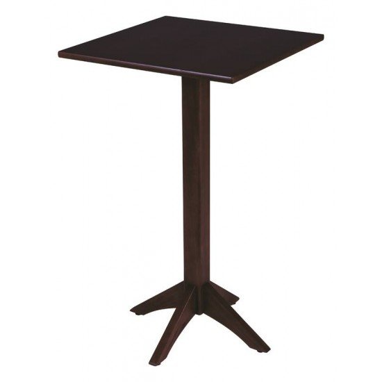 MESA DE MADEIRA LONDON BISTRÔ QUADRADA EM TAUARI TABACO 60 CM TRAMONTINA