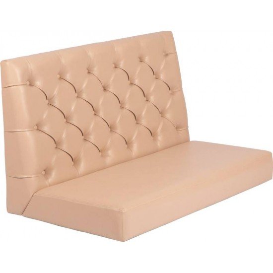 BOOTHS LONDON CAPITONE COM ESTOFADO COR BEGE TRAMONTINA