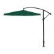 OMBRELONE LATERAL TRAMONTINA EM AÇO E POLIÉSTER VERDE SEM BASE 2,7M
