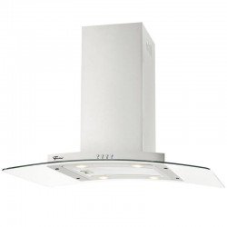 COIFA DE ILHA FISCHER ISLAND SLIM 90CM VIDRO