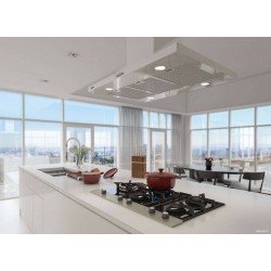 FOGAO COOKTOP FISCHER 5 BOCAS TRIPA CHAMA PLATINIUM