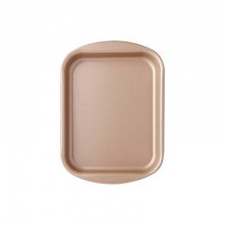 ASSADEIRA RASA TRAMONTINA BRASIL EM ALUMÍNIO COM REVESTIMENTO INTERNO E EXTERNO ANTIADERENTE STARFLON MAX VERMELHA 22 CM 1,4 L