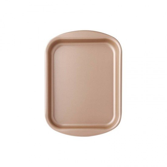 ASSADEIRA RASA TRAMONTINA BRASIL EM ALUMÍNIO COM REVESTIMENTO INTERNO E EXTERNO ANTIADERENTE STARFLON MAX VERMELHA 22 CM 1,4 L