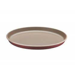 ASSADEIRA PARA PIZZA 30CM 1 8L BRASIL VERMELHO ALUMINIO COM REVESTIMENTO ANTIADERENTE TRAMONTINA