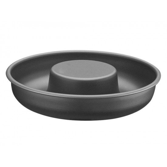 FORMA PARA BOLO 24CM 1 4L BRASIL GRAFITE ALUMINIO COM REVESTIMENTO ANTIADERENTE TRAMONTINA