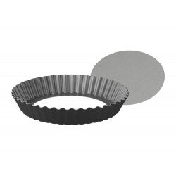 FORMA COM FUNDO REMOVIVEL 24CM 1 6L BRASIL GRAFITE ALUMINIO COM REVESTIMENTO ANTIADERENTE TRAMONTINA