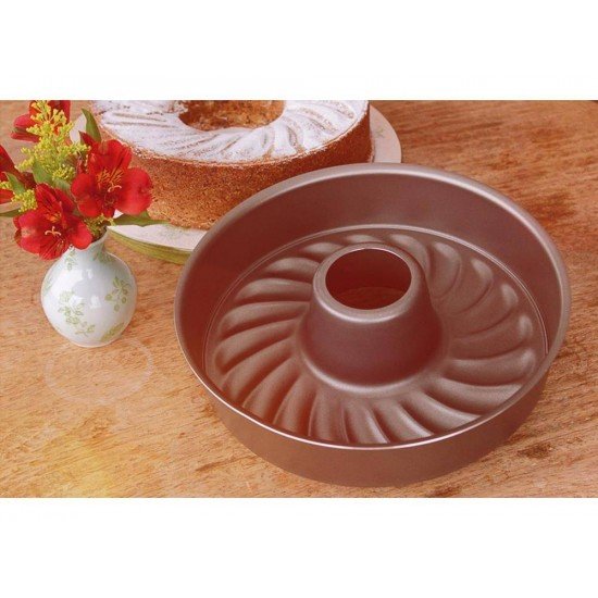 FORMA COM FUNDO REMOVIVEL 26CM BRASIL GRAFITE ALUMINIO COM REVESTIMENTO ANTIADERENTE TRAMONTINA