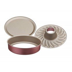 FORMA COM FUNDO REMOVIVEL 26CM BRASIL VERMELHO ALUMINIO COM REVESTIMENTO ANTIADERENTE TRAMONTINA