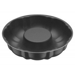 FORMA PARA BOLO 24CM 2 0L BRASIL PRETO ALUMINIO COM REVESTIMENTO ANTIADERENTE TRAMONTINA