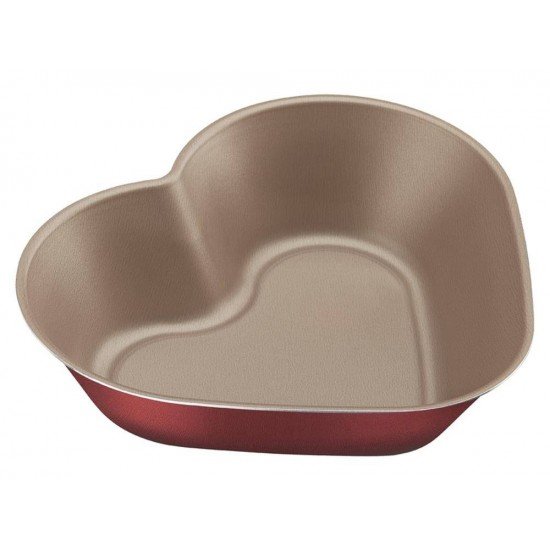 FORMA PARA BOLO 24CM 1,1L BRASIL VERMELHO ALUMINIO COM REVESTIMENTO ANTIADERENTE TRAMONTINA