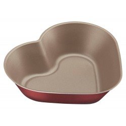 FORMA PARA BOLO 24CM 1,1L BRASIL VERMELHO ALUMINIO COM REVESTIMENTO ANTIADERENTE TRAMONTINA