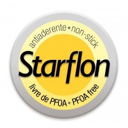 TAPIOQUEIRA/PANQUEQUEIRA 22CM MISTO ALUMINIO COM REVESTIMENTO ANTIADERENTE E SILICONE