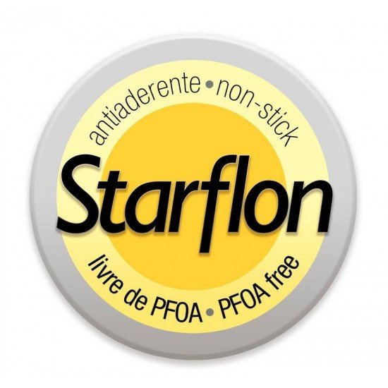 TAPIOQUEIRA/PANQUEQUEIRA 22CM MISTO ALUMINIO COM REVESTIMENTO ANTIADERENTE E SILICONE