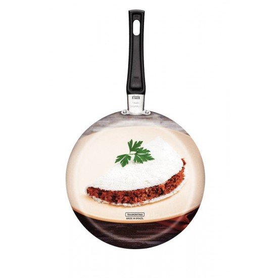 TAPIOQUEIRA/PANQUEQUEIRA 22CM MISTO ALUMINIO COM REVESTIMENTO ANTIADERENTE E SILICONE