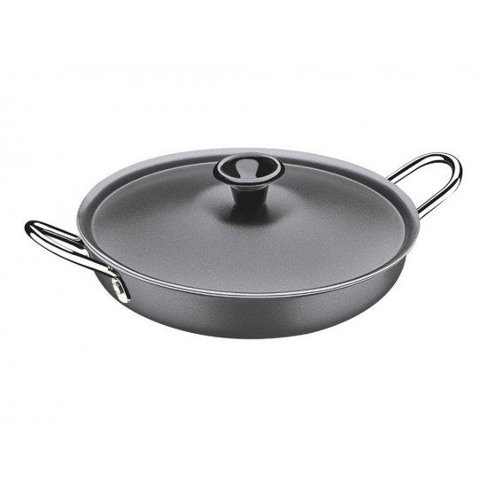 FRIGIDEIRA COM ALCA E TAMPA 14CM CHUMBO ALUMINIO COM REVESTIMENTO ESTIMENTO ANTIADERENTE TRAMONTINA