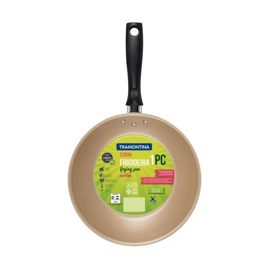 FRIGIDEIRA TRAMONTINA TURIM EM ALUMÍNIO COM REVESTIMENTO INTERNO E EXTERNO EM ANTIADERENTE STARFLON MAX VERMELHA 26 CM 1,8 L