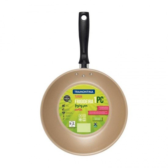 FRIGIDEIRA TRAMONTINA TURIM EM ALUMÍNIO COM REVESTIMENTO INTERNO E EXTERNO EM ANTIADERENTE STARFLON MAX VERMELHA 28 CM 2 L