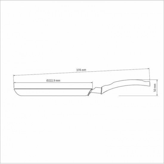 PANQUEQUEIRA TRAMONTINA TURIM EM ALUMÍNIO COM REVESTIMENTO INTERNO E EXTERNO EM ANTIADERENTE STARFLON MAX CHUMBO 22 CM 0,6 L