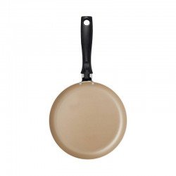 PANQUEQUEIRA TRAMONTINA TURIM EM ALUMÍNIO COM REVESTIMENTO INTERNO E EXTERNO EM ANTIADERENTE STARFLON MAX VERMELHA 22 CM 0,6 L