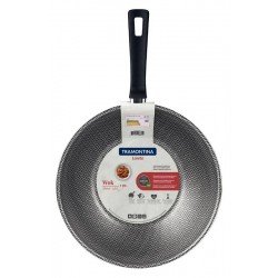 WOK EM ALUMINIO ANTIADERENTE VERMELHO 28 CM 3,6 L TRAMONTINA