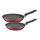 JOGO DE FRIGIDEIRAS 2 PCS BERGAMO VERMELHO SORTIDOS DE ALU COMREVESTIMENTO ANTIADERENTE TRAMONTINA