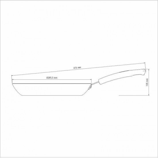 FRIGIDEIRA TRAMONTINA SICÍLIA EM ALUMÍNIO COM REVESTIMENTO INTERNO E EXTERNO EM ANTIADERENTE STARFLON EXCELLENT VERMELHO 28 CM 2 L