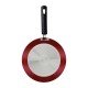 FRIGIDEIRA TRAMONTINA SICÍLIA EM ALUMÍNIO COM REVESTIMENTO INTERNO E EXTERNO EM ANTIADERENTE STARFLON EXCELLENT VERMELHO 28 CM 2 L