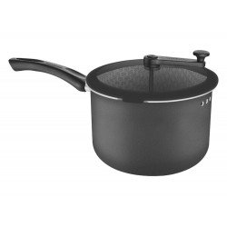 PIPOQUEIRA 22CM 6 0L PARIS GRAFITE ALUMINIO COM REVESTIMENTO ANTIADERENTE TRAMONTINA