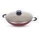WOK 36CM 6 6L PARIS VERMELHO ALUMINIO COM REVESTIMENTO ANTIADERENTE TRAMONTINA