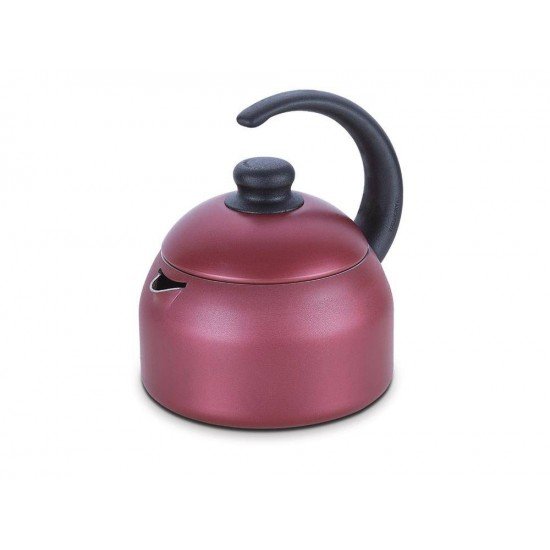 CHALEIRA 1 0L PARIS VERMELHO ALUMINO COM REVESTIMENTO ANTIADERENTE TRAMONTINA