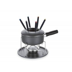 JOGO P FONDUE 11 PEÇAS PARIS GRAFITE SORTIDOS DE ALUMINIO COM REVESTIMENTO ANTIADERENTE TRAMONTINA