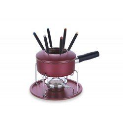 JOGO P FONDUE 11 PEÇAS PARIS GRAFITE SORTIDOS DE ALUMINIO COM REVESTIMENTO ANTIADERENTE TRAMONTINA