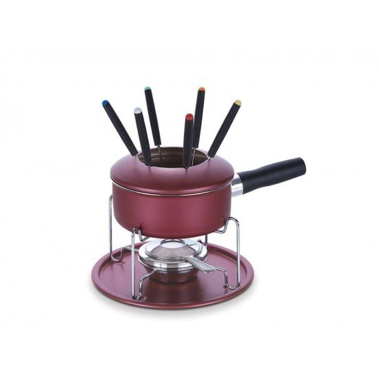 JOGO P FONDUE 11 PEÇAS PARIS GRAFITE SORTIDOS DE ALUMINIO COM REVESTIMENTO ANTIADERENTE TRAMONTINA