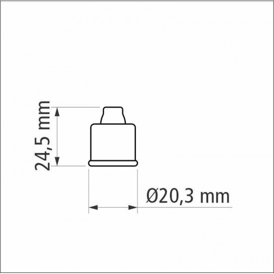 CONJUNTO DE VEDAÇÃO INTERNA PARA PANELA DE PRESSÃO TRAMONTINA VALÊNCIA 03 PEÇAS