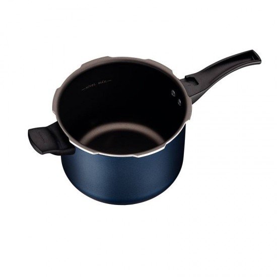 PANELA DE PRESSÃO VANCOUVER SPOT AZUL ALUMÍNIO REVESTIMENTO INT E EXT ANTIADERENTE TRAMONTINA