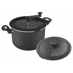 PANELA 3 EM 1 PARIS GRAFITE ALUMINIO COM REVESTIMENTO ANTIADERENTE TRAMONTINA