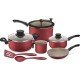 JOGO DE PANELAS TRAMONTINA PARIS COM REVESTIMENTO ANTIADERENTE 7 PECAS VERMELHO