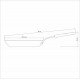 FRIGIDEIRA TRAMONTINA PROFISSIONAL EM FERRO  26 CM 1,7 L
