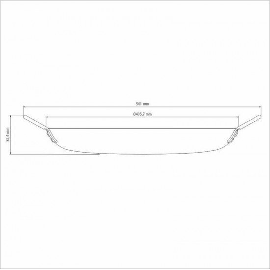 DISCO TRAMONTINA CHURRASCO BLACK EM AÇO CARBONO NITROCARBONETADO 40 CM