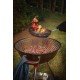 GRELHA WOK FURADA PARA CHURRASCO EM ALUMÍNIO ANODIZADO COM CABO 26 CM TRAMONTINA