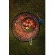 GRELHA WOK FURADA PARA CHURRASCO EM ALUMÍNIO ANODIZADO COM CABO 26 CM TRAMONTINA